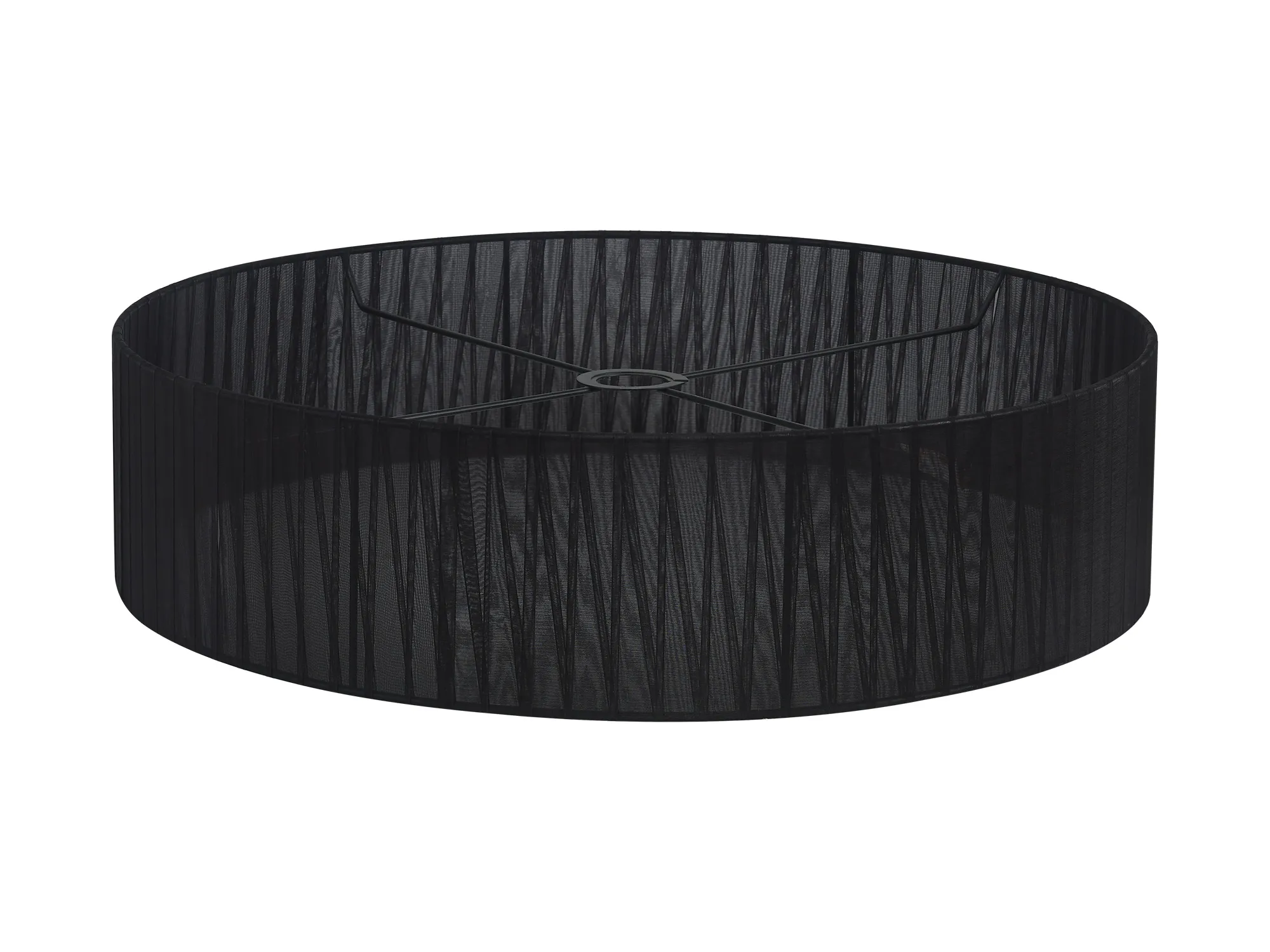 D0609  Serena 60cm Organza Fabric Shade Black
